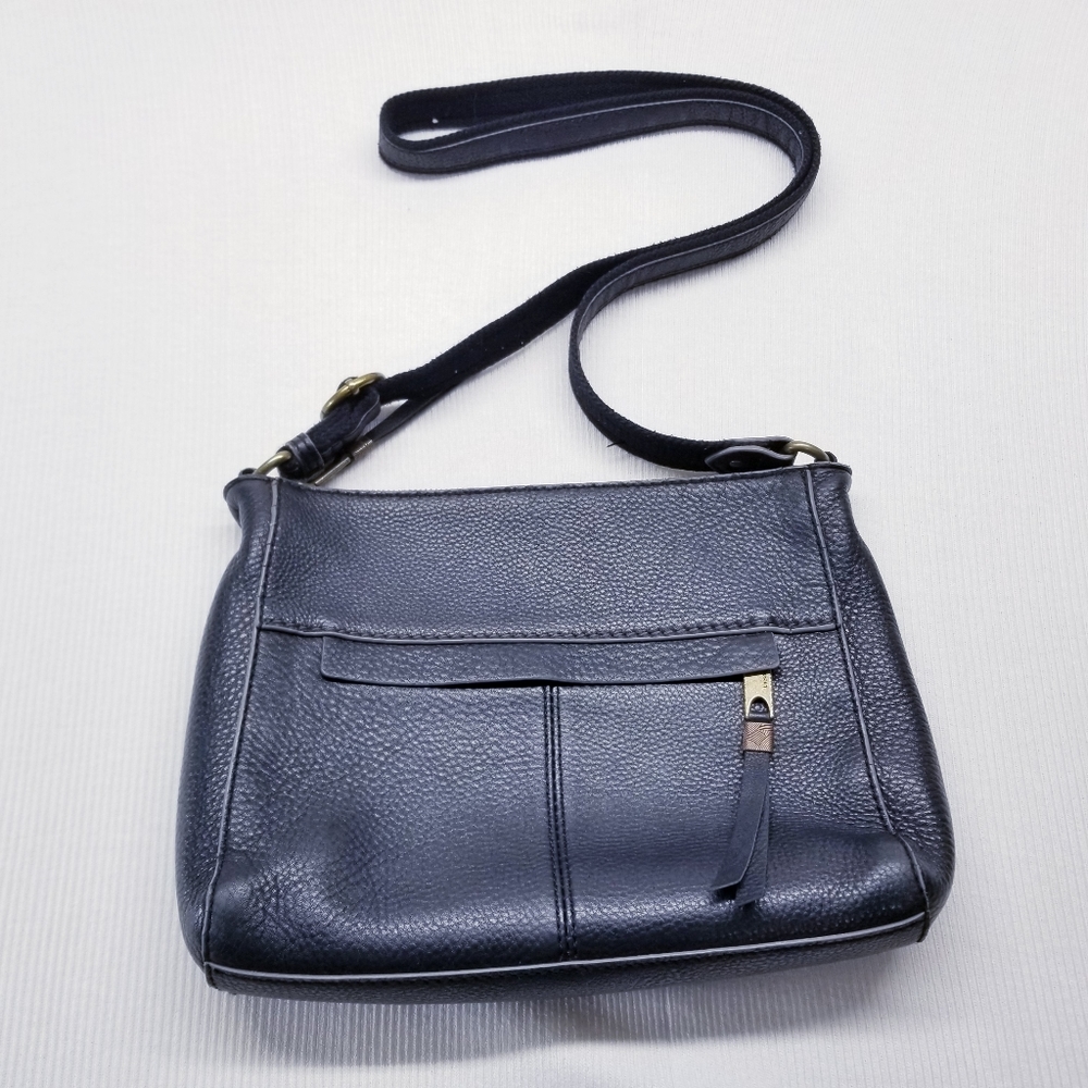 THE SAK UNISEX ADULT WOMEN'S ALAMEDA LEATHER CROSSBODY HANDBAG, BLACK